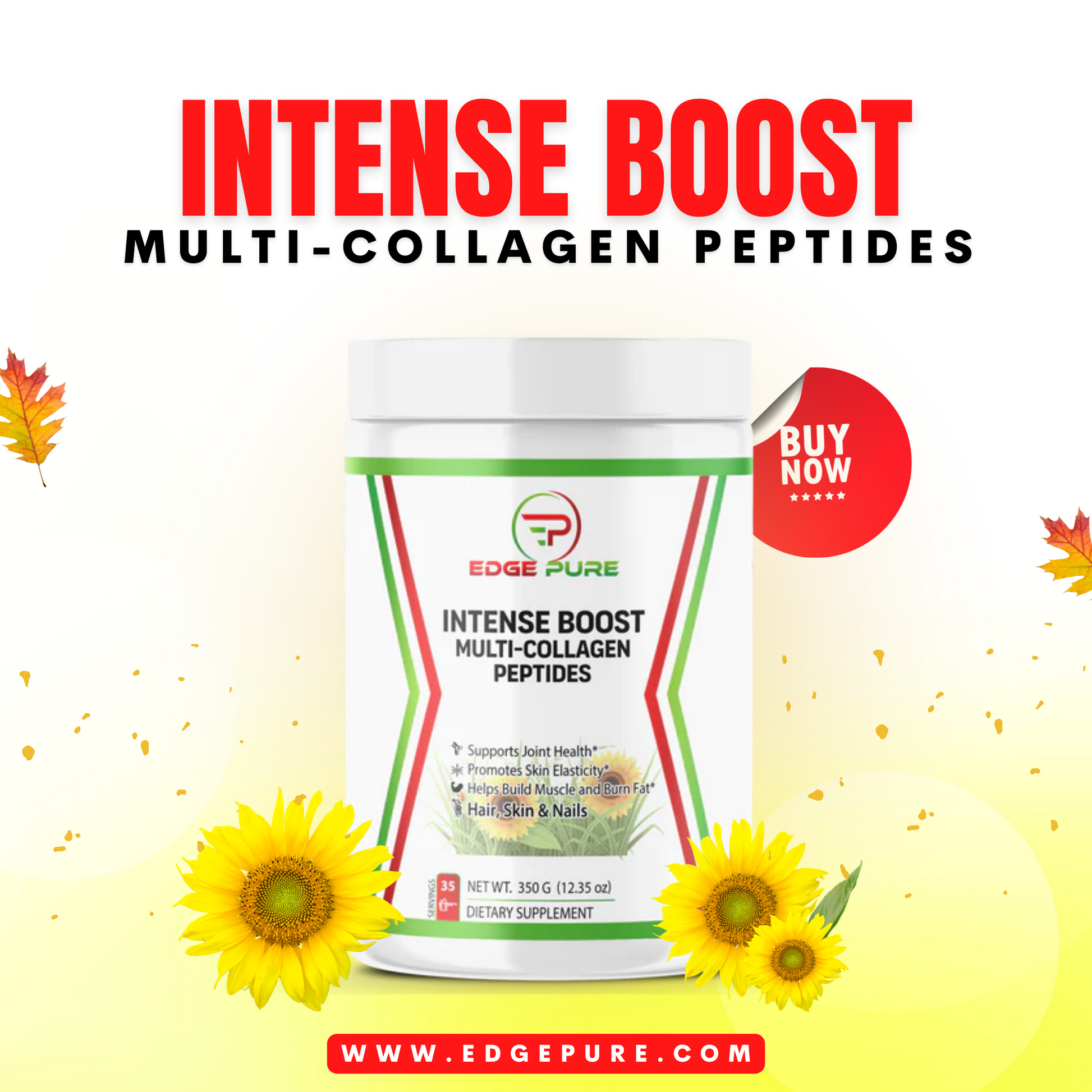 Intense Boost Multi-Collagen Peptides - Edge Pure
