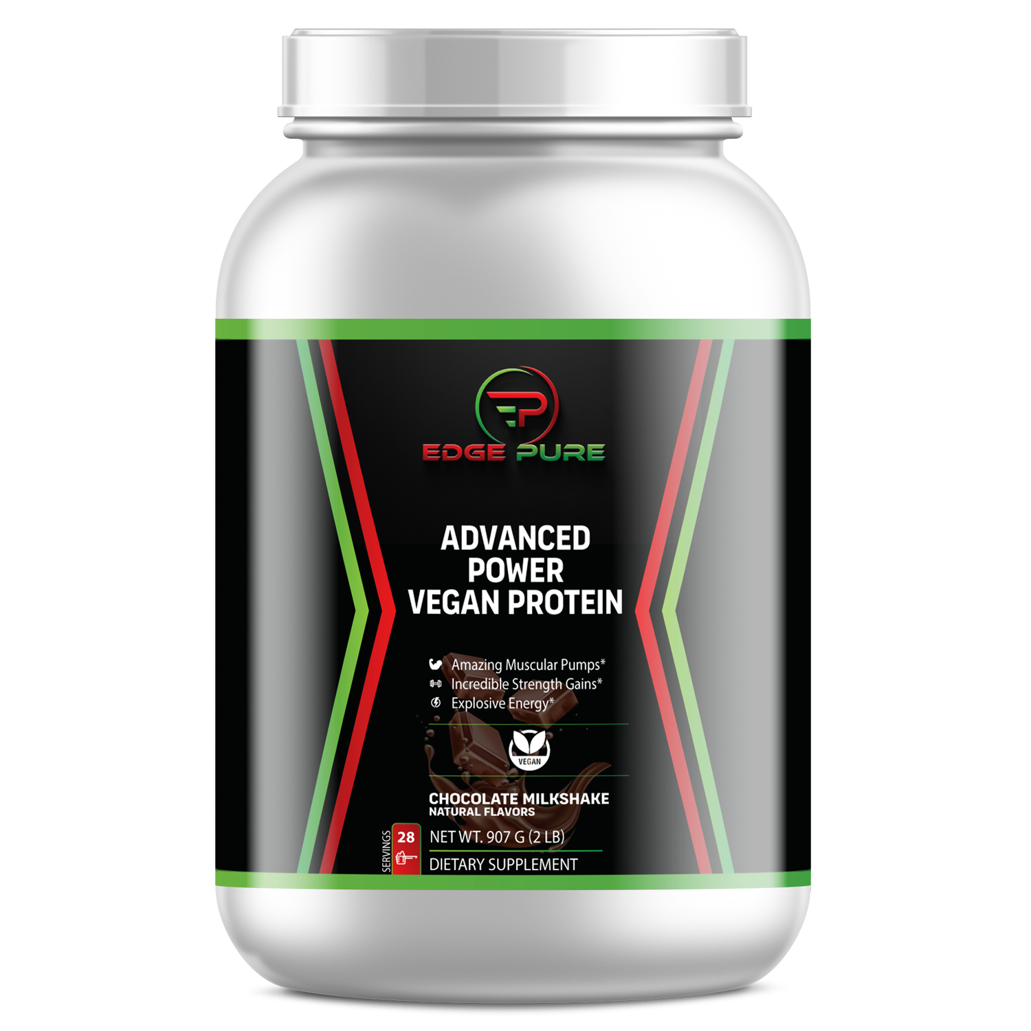 Advanced Power Vegan Protein - Chocolate Milkshake (2lb)