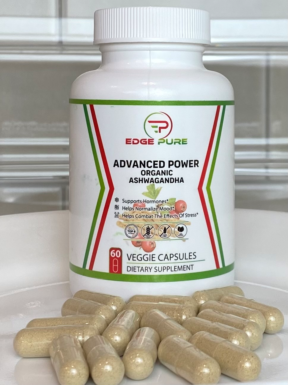 Advanced Power Organic Ashwagandha Edge Pure