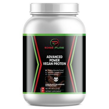 Advanced Power Vegan Protein - Chocolate Milkshake (2lb) Edge Pure