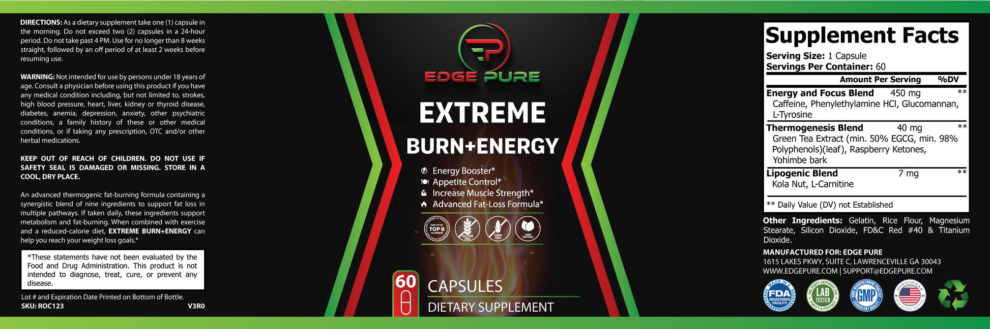 Extreme Burn + Energy Edge Pure